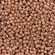 Rocailles bruin fired brick 2 mm 20 gram