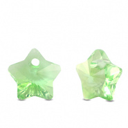 Crystal glas hanger groen licht ster