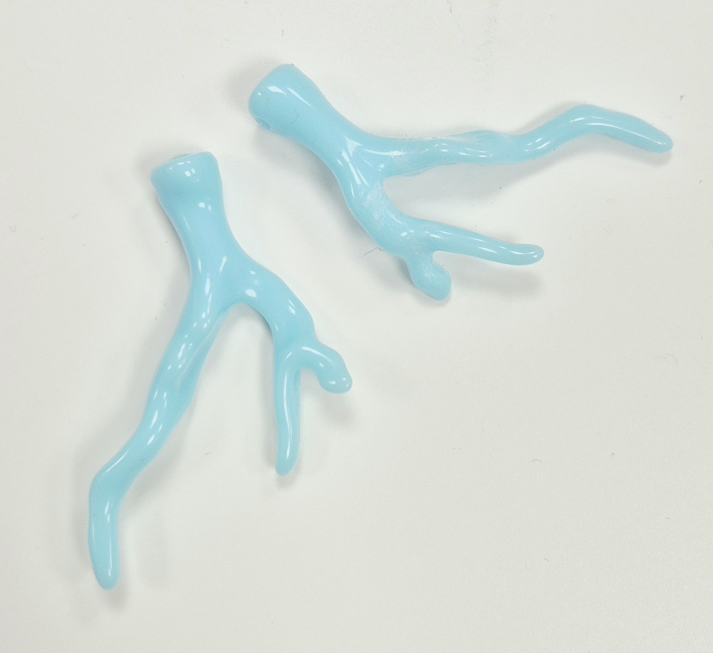 Acryl hanger koraal blauw licht