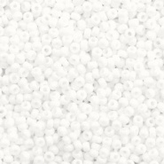 Miyuki rocailles wit opaque 2 mm 5 gram