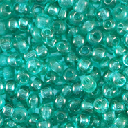 Rocailles groen ocean transparant 3 mm 20 gram
