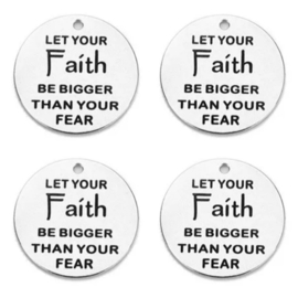 Bedel let your FAITH be bigger than your fear RVS