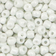 Rocailles wit bright pearl 4 mm 20 gram