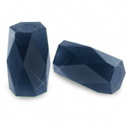 Facetkraal blauw montana 4x3 mm tube