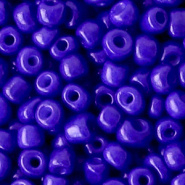 Rocailles blauw dazzling 4 mm 20 gram
