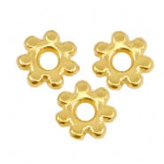 Metalen kraal goud 4,8 mm bali ring spacer DQ 15 stuks