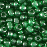 Rocailles groen agata transparant 4 mm 20 gram