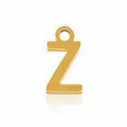 Bedel initial letter Z RVS goud