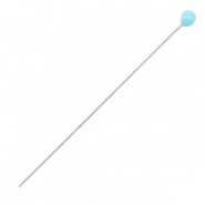 Nietstift 52 mm zilver light blue DQ bol