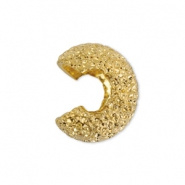 Knijpkraal verberger goud 4 mm sparkle Beadalon