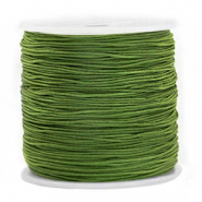Macramé draad groen jungle 0,8 mm
