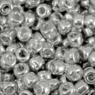 Rocailles zilver shine metallic 4 mm 20 gram