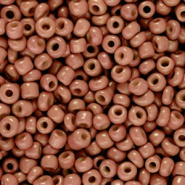 Rocailles bruin fired brick 3 mm 20 gram