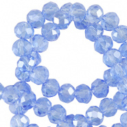 Facetkraal blauw finley 3x2 mm