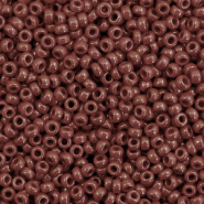 Miyuki rocailles bruin rood opaque 2 mm 5 gram