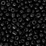 Rocailles zwart 3 mm 20 gram