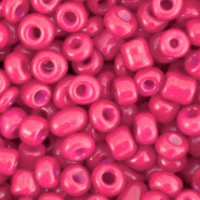 Rocailles roze rosy rood 4 mm 20 gram