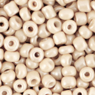 Rocailles beige off white 4 mm 20 gram