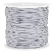 Macramé draad grijs zilver licht 0,8 mm