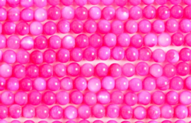 Schelp kraal roze fuchsia 4 mm 50 stuks