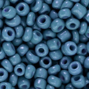 Rocailles blauw bermuda 4 mm 20 gram
