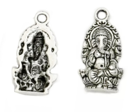 Bedel Ganesha Boeddha olifant zilver