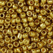 Rocailles goud geel shine metallic 3 mm 20 gram