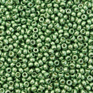 Miyuki rocailles groen sea duracoat galvanized 2 mm 5 gram