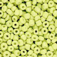 Rocailles geel lime 3 mm 20 gram