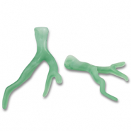 Acryl hanger koraal groen marble