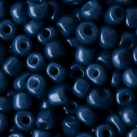 Rocailles blauw navy donker 4 mm 20 gram