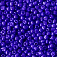 Rocailles blauw dazzling 2 mm 20 gram