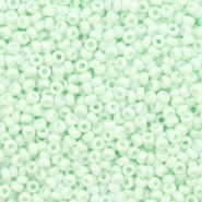 Miyuki rocailles groen mint licht opaque 2 mm 5 gram