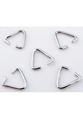 Klemmetje voor hanger 12x5 mm RVS 20 stuks