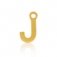 Bedel initial letter J RVS goud