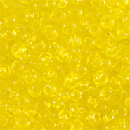Rocailles geel transparant 3 mm 20 gram