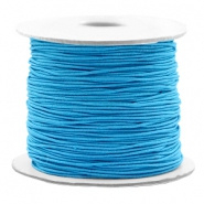 Elastisch draad blauw aqua 0,8 mm