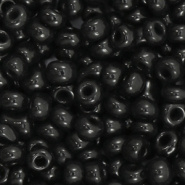 Rocailles zwart 4 mm 20 gram
