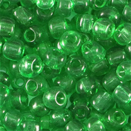 Rocailles groen emerald transparant 4 mm 20 gram