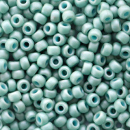 Miyuki rocailles groen see foam matte luster opaque 3 mm 5 gram