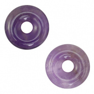 Natuursteen kraal Amethist disc
