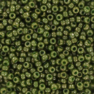 Miyuki rocailles groen kaki luster opaque 2 mm 5 gram