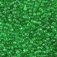 Rocailles groen emerald transparant 2 mm 20 gram