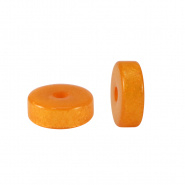 Polaris elements kralen disc oranje pumpkin lucido 4 mm