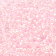 Miyuki rocailles roze crystal AB pink lined 2 mm 5 gram