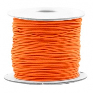 Elastisch draad oranje vibrant 0,8 mm