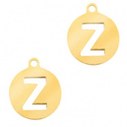 Bedel initial letter Z goud RVS