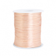 Satijn draad roze peachy 1,5 mm