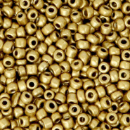 Rocailles goud antiek metallic 3 mm 20 gram