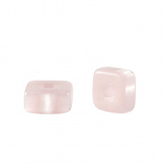 Polaris kralen roze lotus 4 mm disc square
